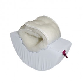 Semicylindrical Anti-decubitus cushion for heel foam