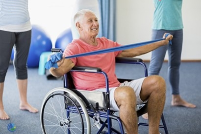 Exercises for people in wheelchairs